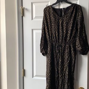 Old Navy Black and Gold Jumpsuit